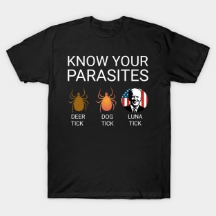 Know Your Parasites Anti Joe Biden T-Shirt